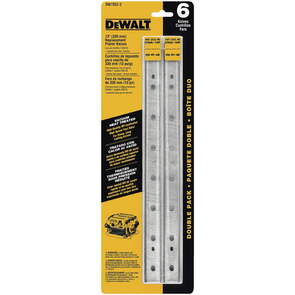 DEWALT DW7352-2 13-Inch Heat Treated Double Sided Replacment Planer Knives, 2-Pack