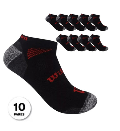 Wilson 10 Piezas Tin para Niños, color Negro/Oxford, Talla CH (18-19 CM), 8818