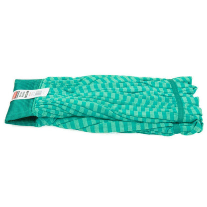 Rubbermaid Commercial Products FGT85206GR00 Cabezal de trapeador de tubo de microfibra (mediano, diadema de 5 pulgadas, verde)