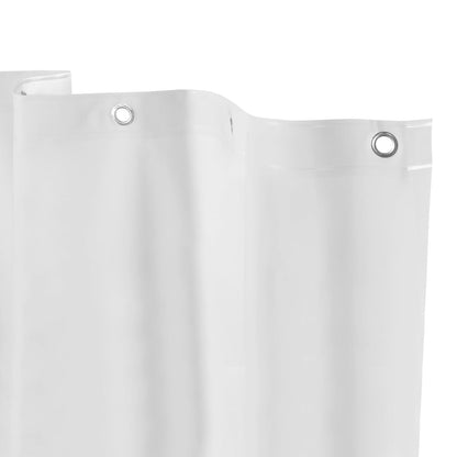 Kenney MB61158 Microban Protector de cortina de ducha impermeable de PEVA de calibre 4.8 con ojales de metal resistentes al óxido y dobladillo magnético pesado para baño, 70 pulgadas de ancho x 72 pulgadas de alto, esmerilado, paquete de 1