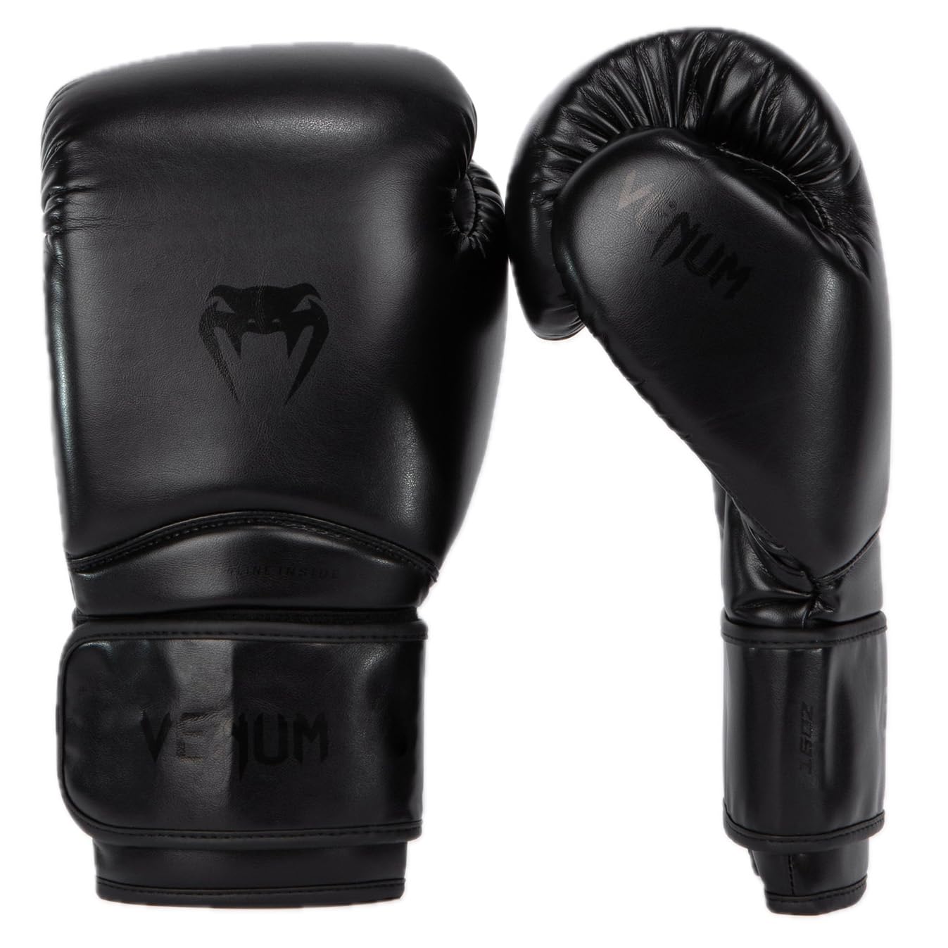 Venum - Guantes de boxeo Contender 1.5, 397 g (14 oz), negro y negro