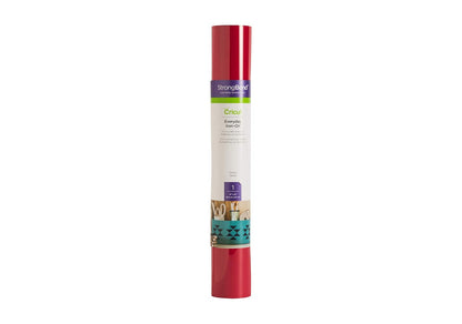 Cricut Everyday Iron On Vinilo Termoadhesivo, 30.5 x 61 cm - Cereza - 12" x 24"