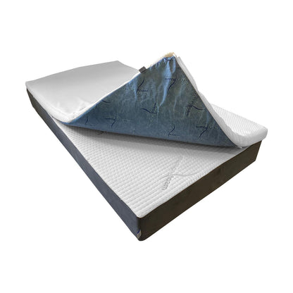 Memory Foam | Colchoneta King Size - Sobrecolchón Blanca - Hipoalergénica, Anti caros, 100