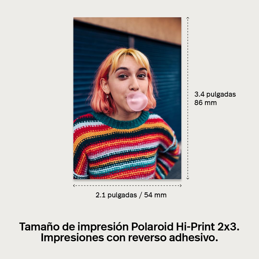 Polaroid 6356 - Papel fotográfico de 2 x 3-60 Fotos