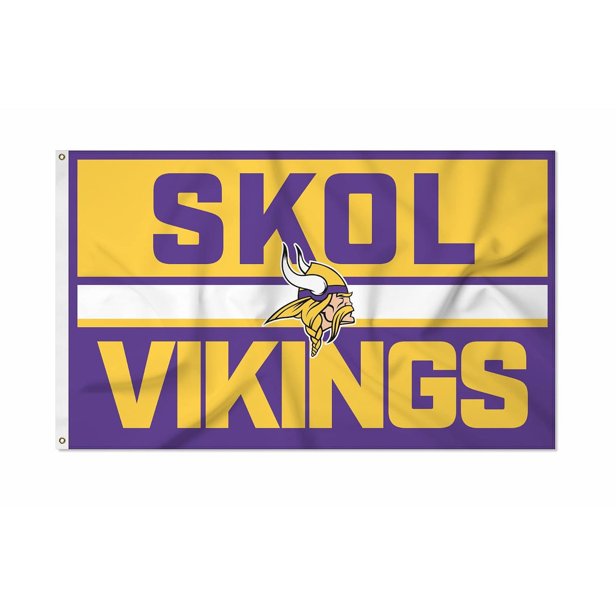 Rico Industries Bandera NFL 3x5 pies, Varios Equipos - Minnesota Vikings