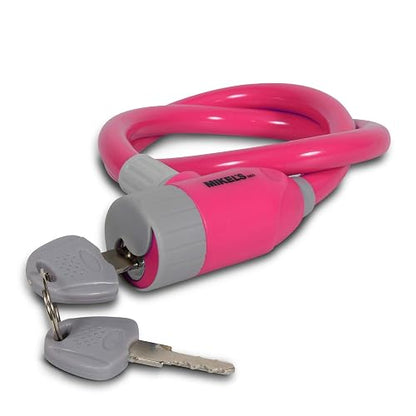 Mikel's CCR-65 Cable Candado Flexible Rosa 65cm