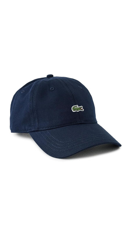 Lacoste Gorra de Sarga de algodón orgánico Tapa para Hombre