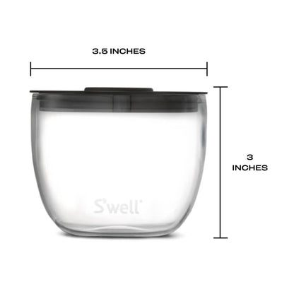 S'well - Juego de 4 cuencos de preparación Tritan de 10 onzas, hace que la preparación de comidas sea fácil y conveniente, tapas a prueba de fugas, apto para microondas y lavaplatos, última
