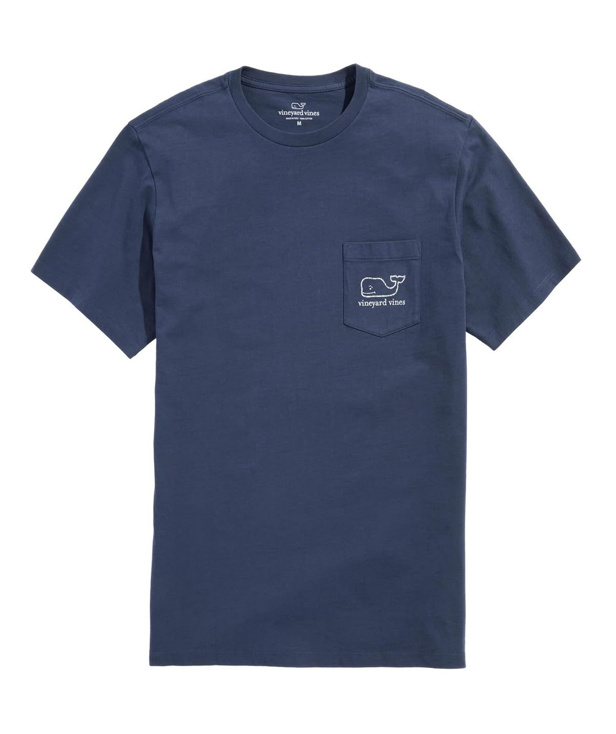 Vineyard Vines Playera clásico de Manga Corta con Bolsillo de Ballena Camiseta para Hombre