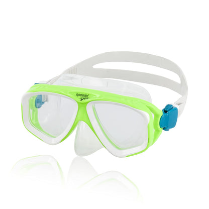 Speedo Unisex-Child Swim Snorkel Dive Mask Anti-Fog with Nose Cover Adventure Series