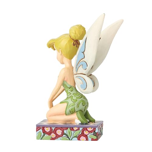 Disney Traditions by Jim Shore Peter Pan Tinker Bell Personality Pose Stone Figura de Resina, 4 Pulgadas