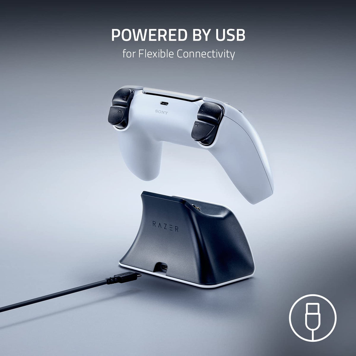 Razer Base de Carga rápida para PS5™ - Rojo