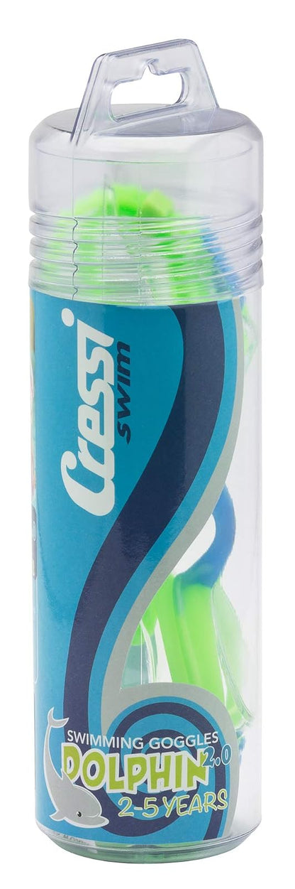 Cressi Coloridas Gafas de natación para niños y niñas - Dolphin 2.0: diseñadas en Italia