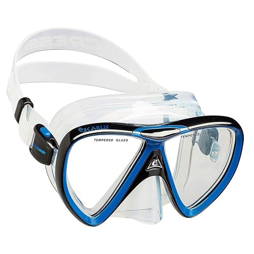 Cressi Kit de Snorkel para Adultos, máscara y Snorkel - Equipo de Calidad para Descubrir el Mundo Submarino | Ikarus & Orion: Diseñado en Italia