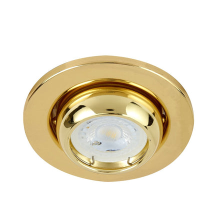 Tecnolite Lámpara para Empotrar, color Latonado YD-345/O