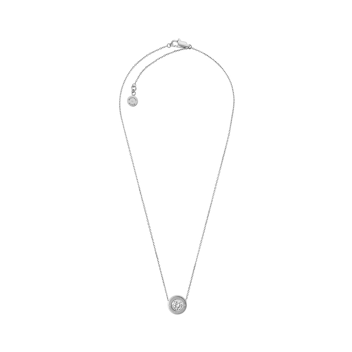 Michael Kors Collar en Tono Oro Rosa para Mujer; Collares para Mujeres; Joyas para Mujer - Colgante redondo
