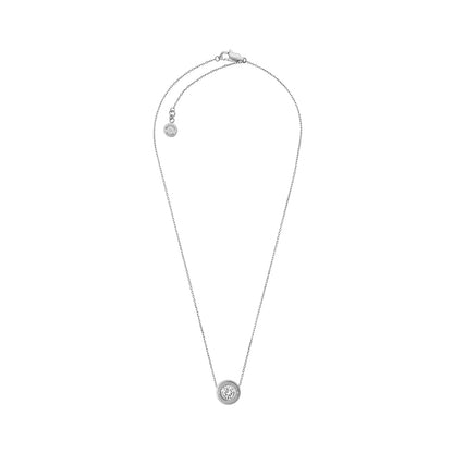 Michael Kors Collar en Tono Oro Rosa para Mujer; Collares para Mujeres; Joyas para Mujer - Colgante redondo