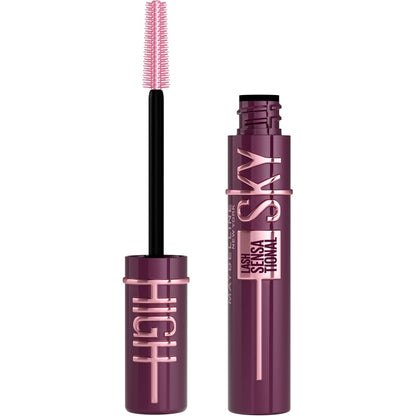 Maybelline Sky High Máscara de Pestañas Cosmic Black - Burgundy Haze
