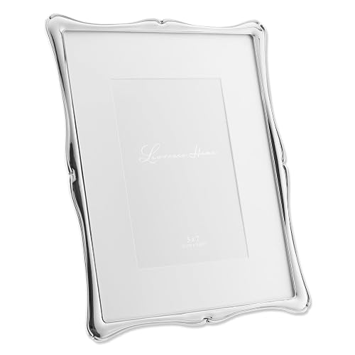 Lawrence Frames 710280 Silver Metal Romance Picture Frame, 8 by 10 inch Matted, 5 by 7 inch