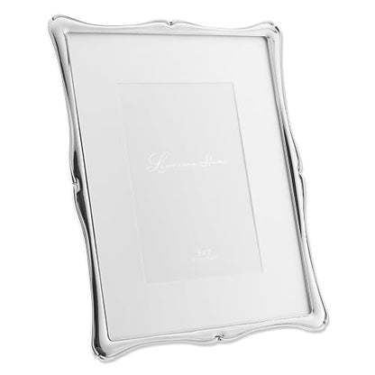 Lawrence Frames 710280 Silver Metal Romance Picture Frame, 8 by 10 inch Matted, 5 by 7 inch