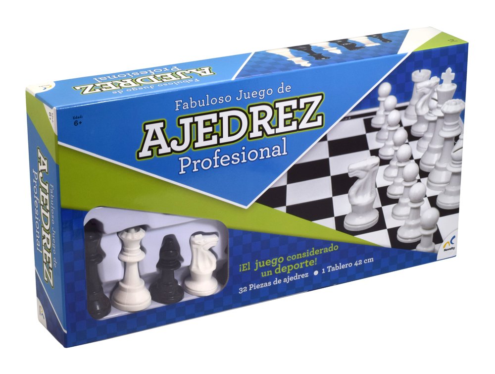 Novelty Ajedrez Coleccionable de Edición Especial - BLANCO - NEGRO - PROFESIONAL