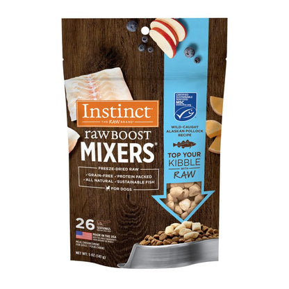 Instinct Raw Boost Mixers Topper Liofilizado de Pollock para Perro - 5 OZ