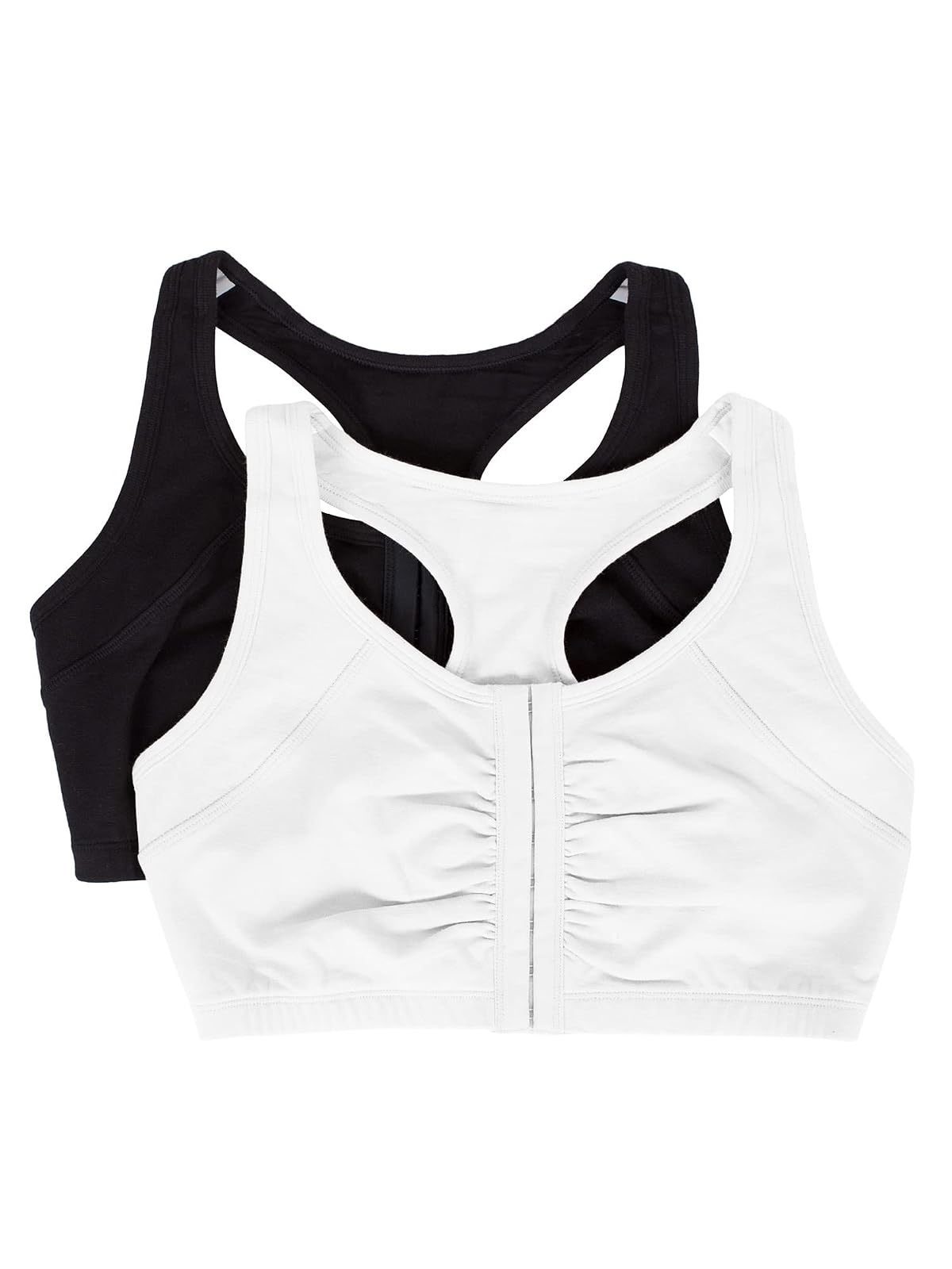 Fruit of the Loom Brasier Deportivo Racerback Paquete de 2 - Multicolor - 36