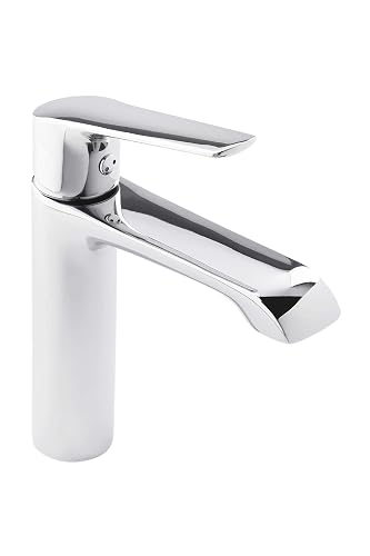 URREA 100CL Monomando Corto para Lavabo, Acabado Cromo