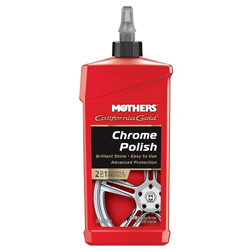 Mothers Madres California Oro Cromo Pulido, Dorado, 12 onzas (354.88ml)