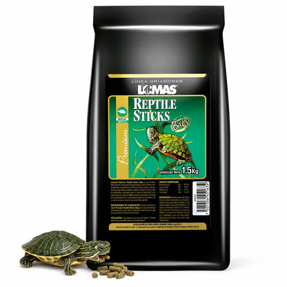 Lomas Reptile Sticks Baby 1.5 kg Alimento para Reptiles Acuáticos y Anfibios