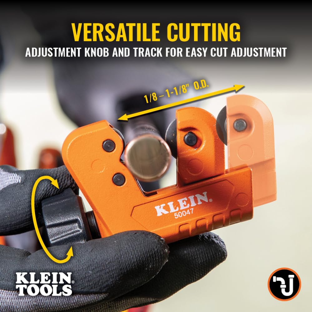 Klein Tools Mini Cortador de Tubos 50047-1 1/8 Pulgadas