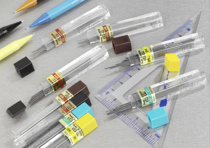 Pentel 000767 Super Hi-Polymer Lead C505 0.5mm B 12 pieces - Mina de repuesto