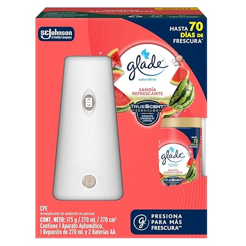 Glade Aromatizante para Hogar Automático Sandía, Aparato y Repuesto 175 g