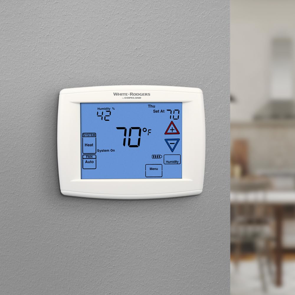 Emerson 1F95-1291 - Termostato táctil de 7 días con control de humedad