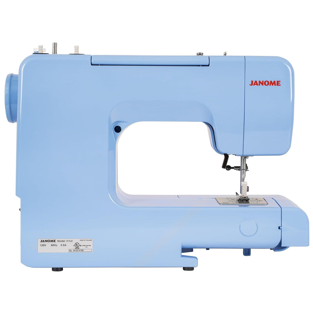 Janome Cat Fancy - Máquina de coser fácil de usar con marco interior de metal, diagrama de bobina, videos tutoriales, fabricada pensando en principiantes, multicolor