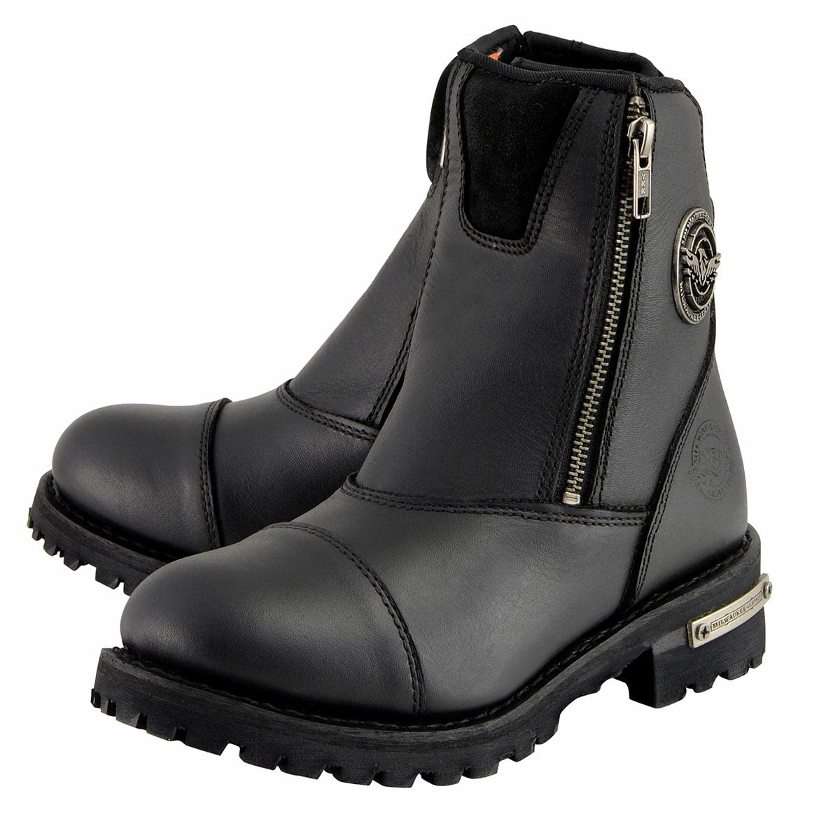 Milwaukee - Botas de moto para hombre, Negro, 15 M US