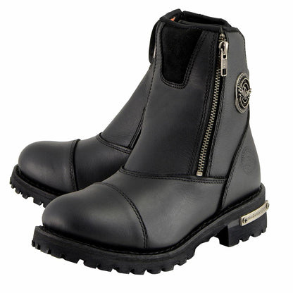 Milwaukee - Botas de moto para hombre, Negro, 15 M US
