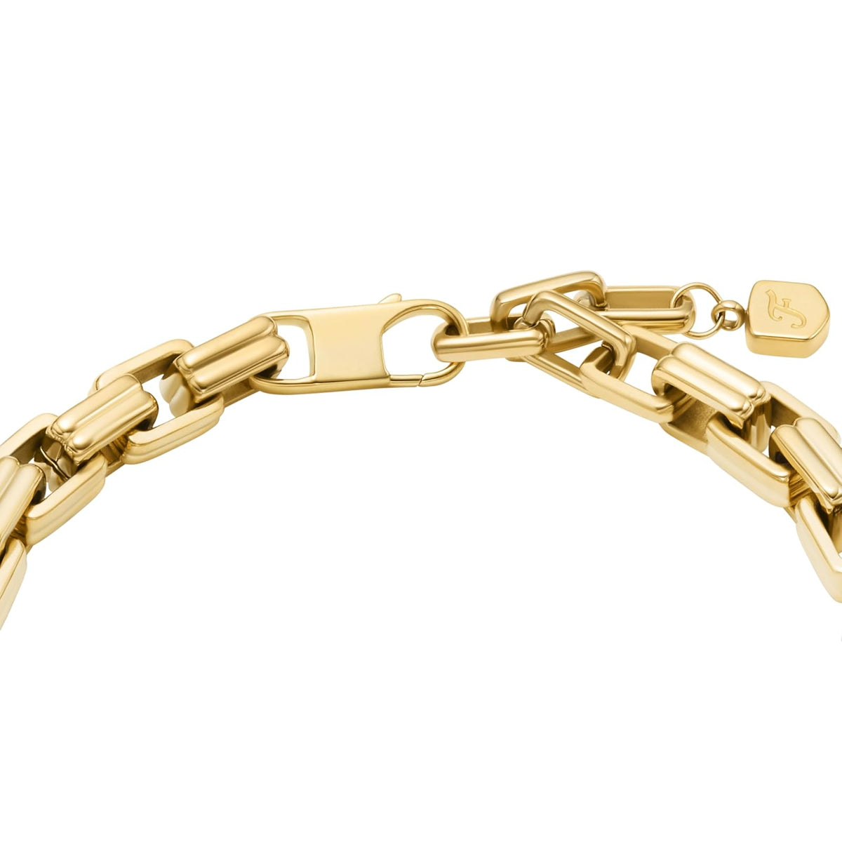 Pulsera Fossil Raquel JF04955710 de acero inoxidable de color dorado para dama