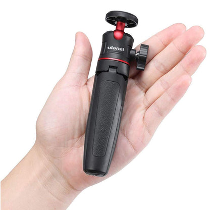 ULANZI MT-08 - Varilla de extensión para iPhone 11 Pro MAX Samsung Cámara Sony Canon Nikon Vlogging Smartphone teléfono Celular Negro/Rojo
