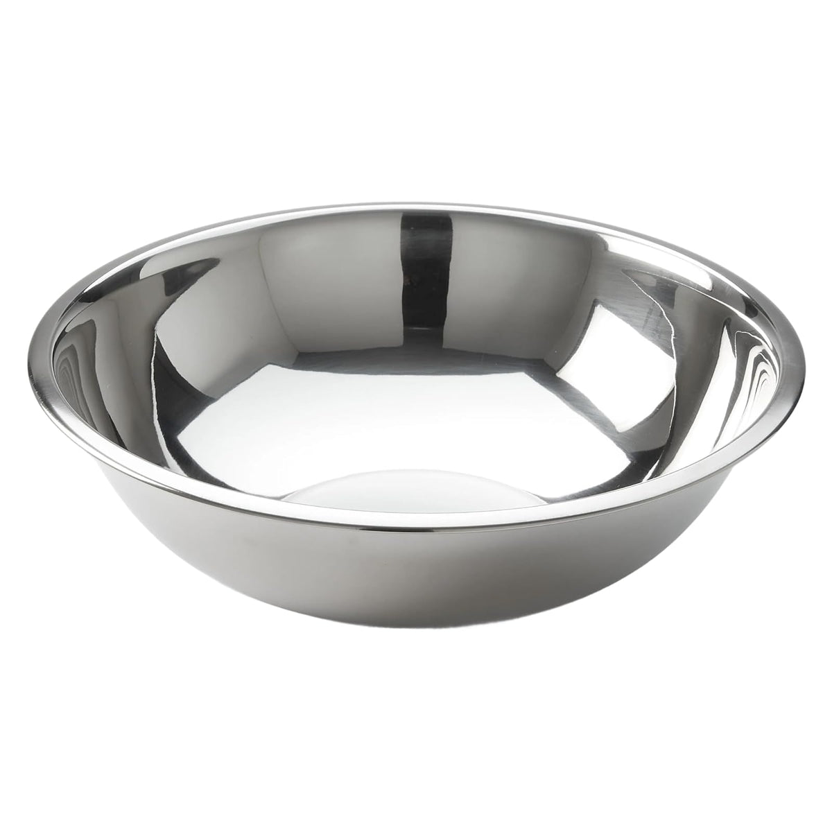 American Metalcraft SSB1300 - tazón para mezclar de acero inoxidable, 16 pulgadas de diámetro, plata, 13 cuartos de galón