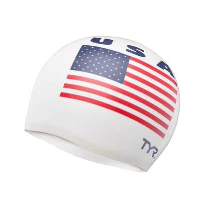 TYR USA - Gorra de Silicona de natación