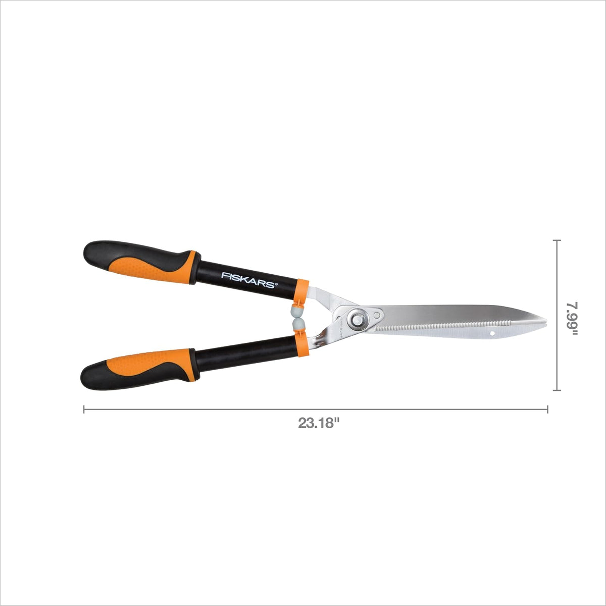 Fiskars 9181 - Tijeras para setos con mango de acero