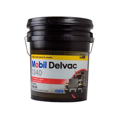 Lubricante Aceite Monogrado 40 19L Delvac 1340 Cubeta Mobil Sae 40