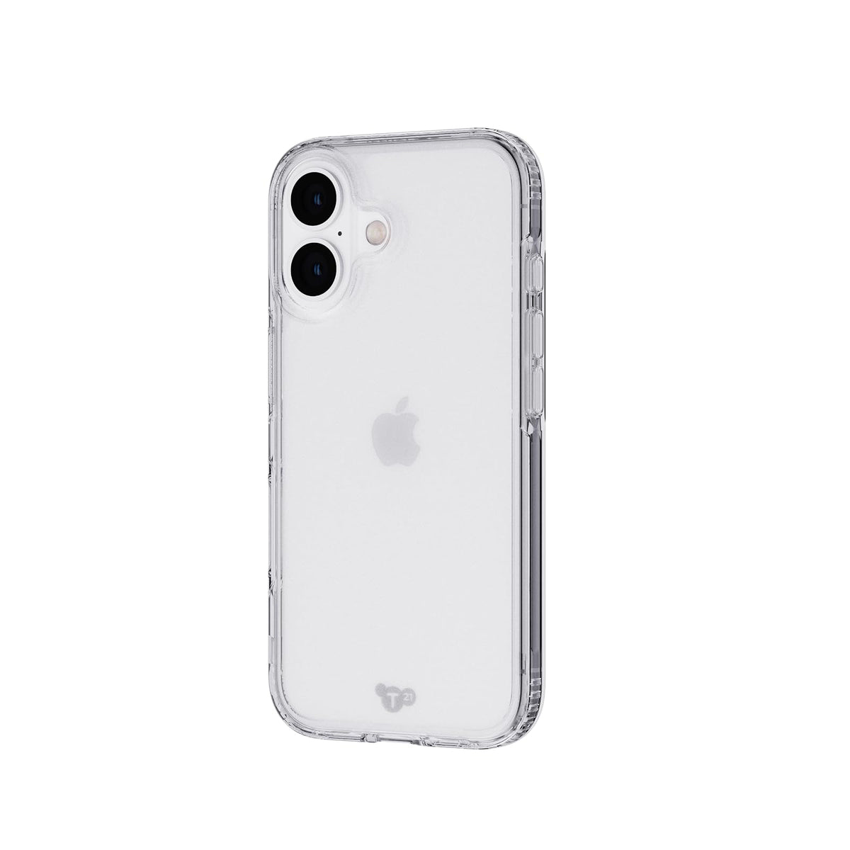 tech21 EvoClear - Funda Protectora contra Impactos para iPhone 16, Transparente