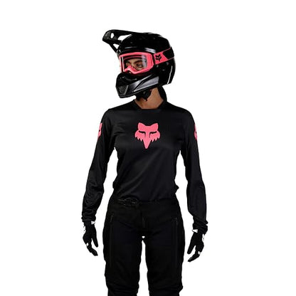 Fox Racing Women's Blackout Motocross Jersey Jersey Motocross Blackout para Mujer Mujer