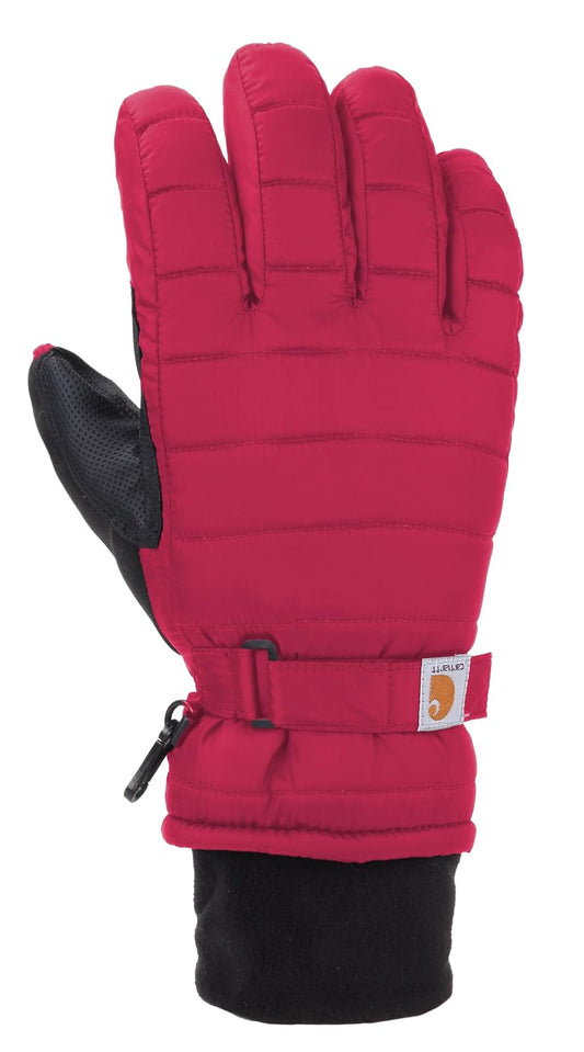 Carhartt - Guantes transpirables aislados para mujer con inserto impermeable que absorbe