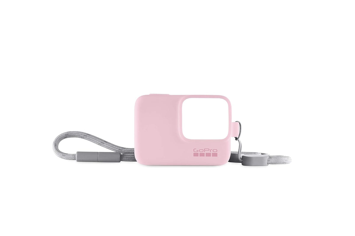 GoPro Funda cordón en Rosa (HERO7 Negro/HERO7 Plateado/HERO7 Blanco/HERO6 Negro/HERO5 Negro) - Accesorio Oficial