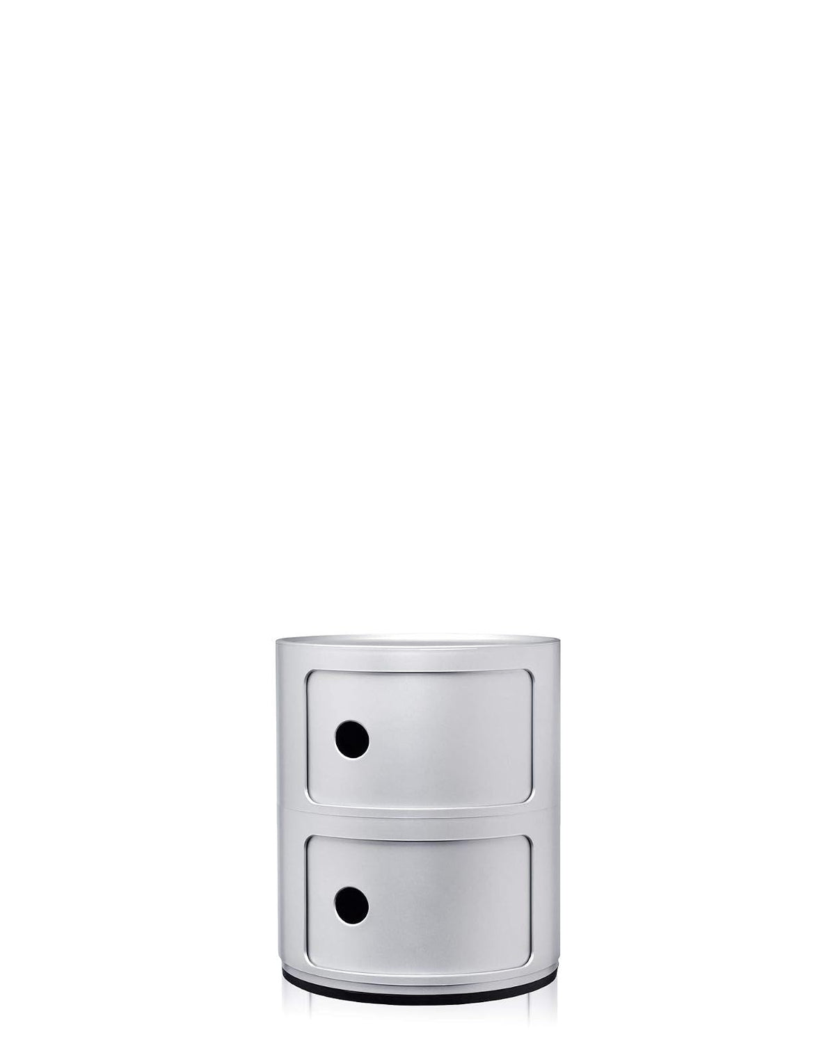 Kartell Componibili Mueble de Almacenaje Modular, 2 Piezas - Minimalista - Plata