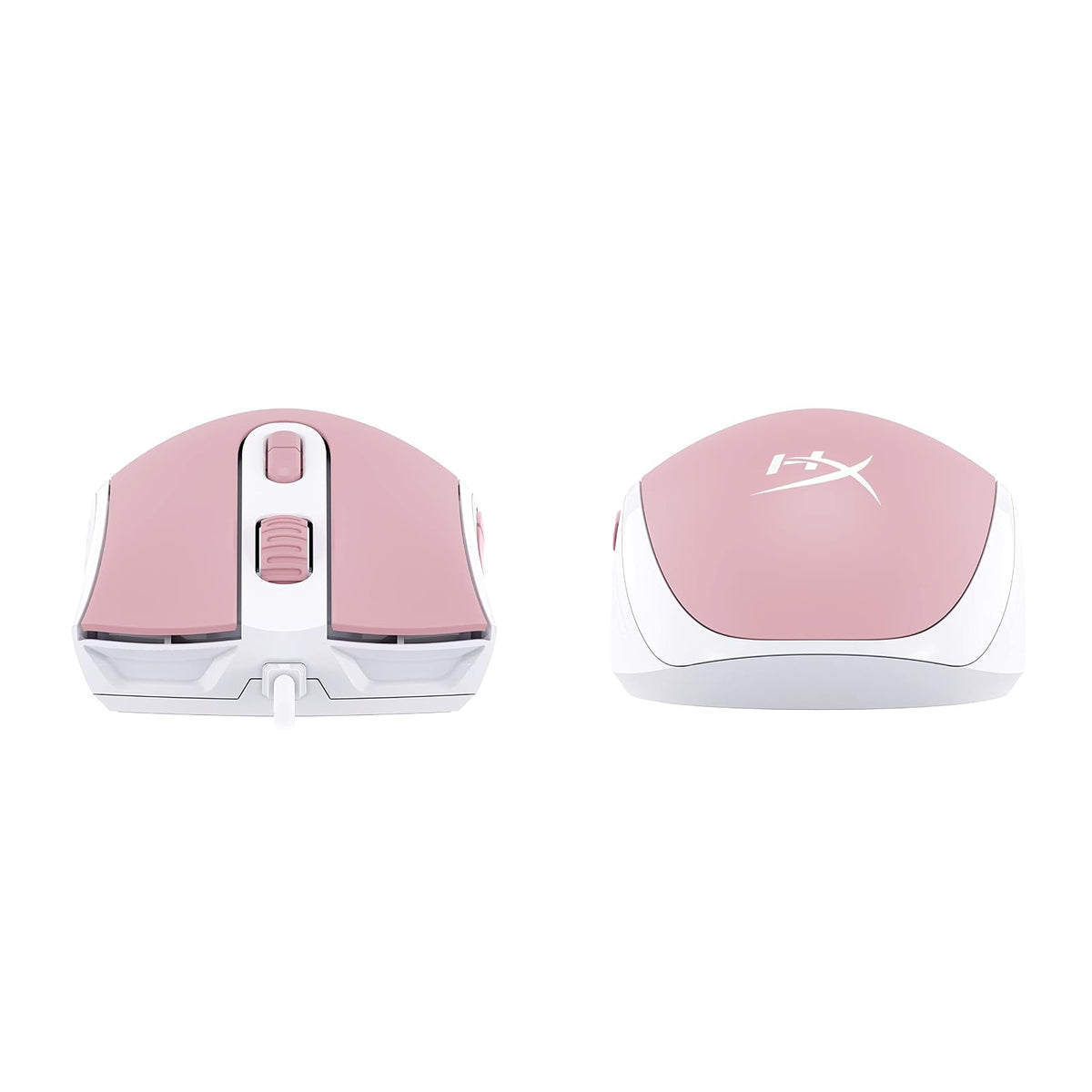 HyperX Pulsefire Core Rosa/Blanco - Ratón para Juegos RGB Rosa/Blanco,con Sensor Pixart 3327 de hasta 6200 PPP, 7 Botones programables, 639P1AA