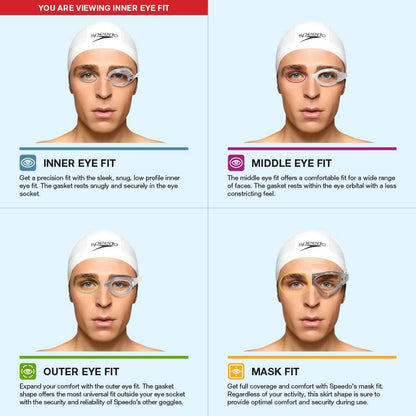 Speedo Vanquisher 2.0 Junior - anteojos de natación Unisex